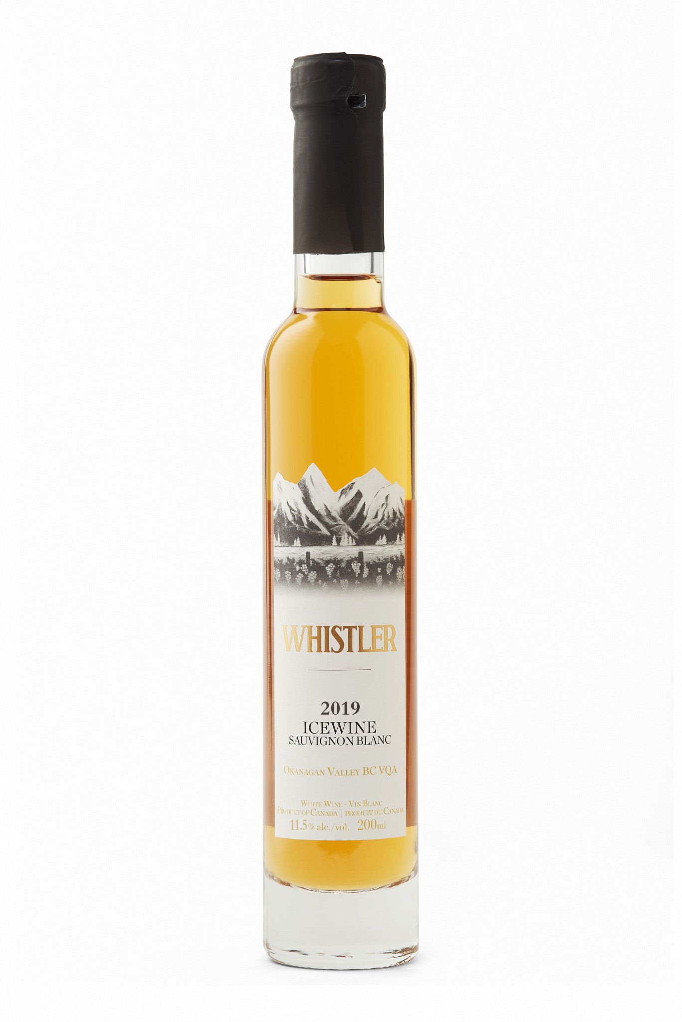 Whistler 2019 Sauvignon Blanc Icewine 20 cl, Canadian Ice Wine, Okanagan Valley, Canada BC VQA