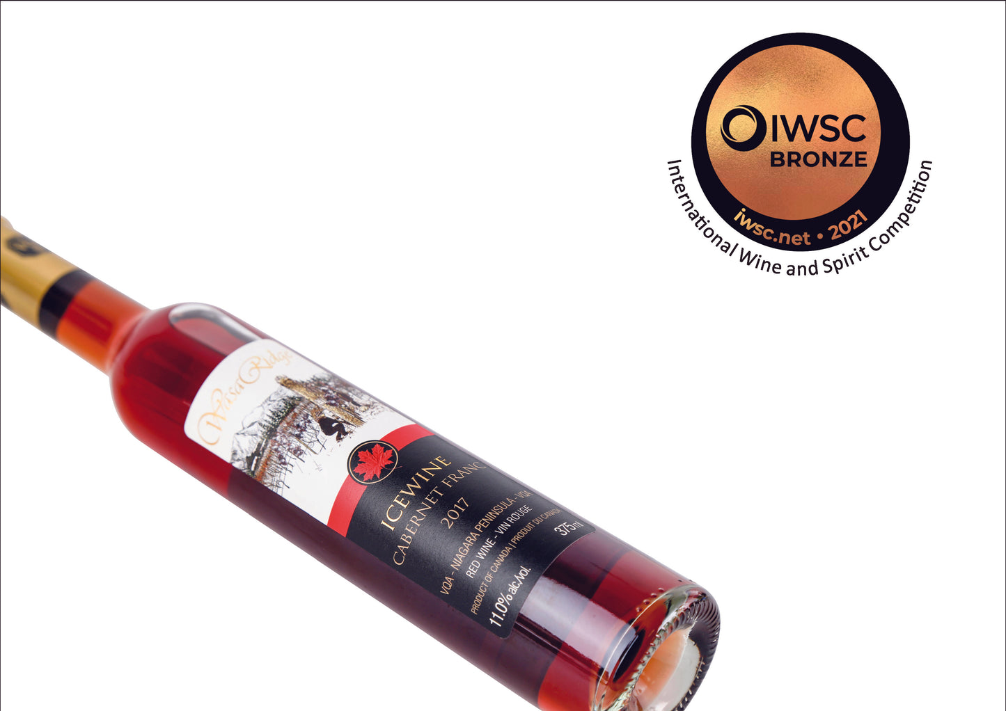 WasaRidge Cabernet Franc Icewine, 37.5 ml, Niagara Peninsula, Ontario, Canada