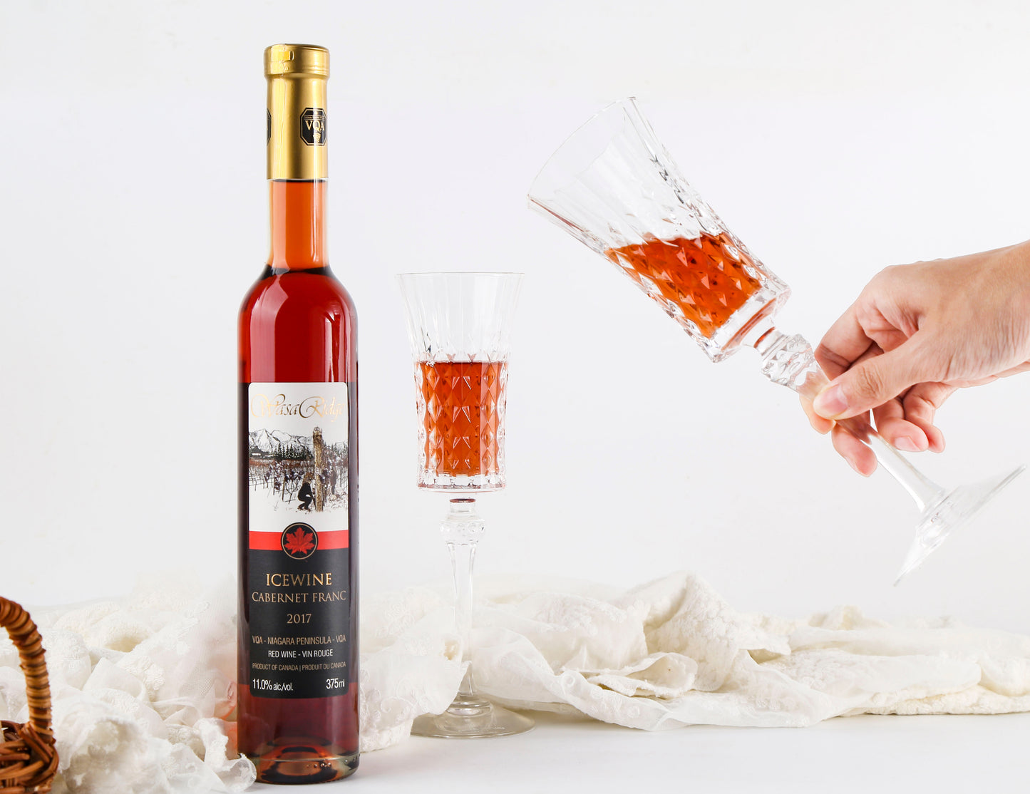 WasaRidge Cabernet Franc Icewine, 37.5 ml, Niagara Peninsula, Ontario, Canada