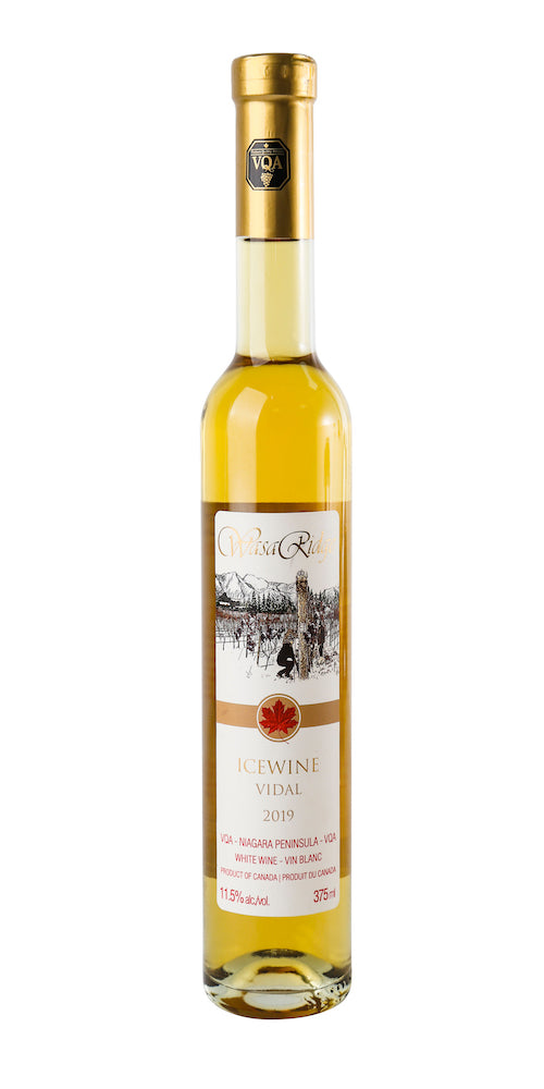 WasaRidge 2019 Vidal icewine 37.5 cl, Canadian Ice Wine, Niagara Peninsula VQA, Ontario, Canada